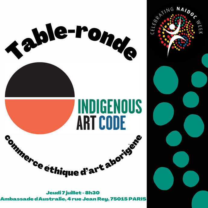 NAIDOC Week à Paris : table ronde sur le commerce éthique d'art aborigène