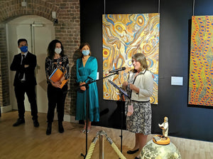 Photos de l'inauguration de "Painting Now - Peindre aujourd'hui en terres aborigènes"