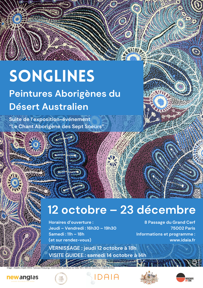 Inauguration et Evénements Educatifs pour "Songlines – Peintures Aborigènes du Désert Australien"