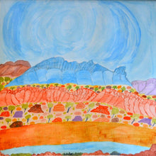 Foulard/Pochette "Rutjipma (Mt Sonder)" de Gwenda Namatjira Nungarayi